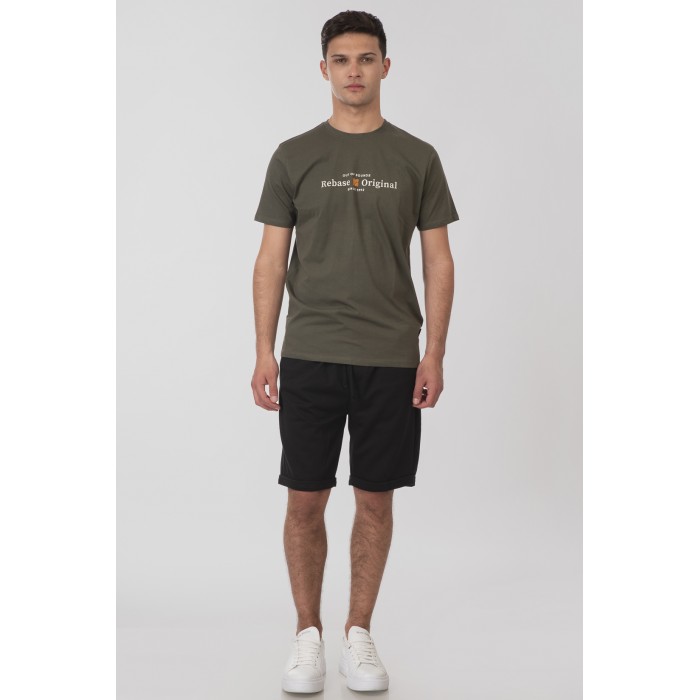 Μπλούζα Rebase 251-RTS-9015 Khaki T-Shirt