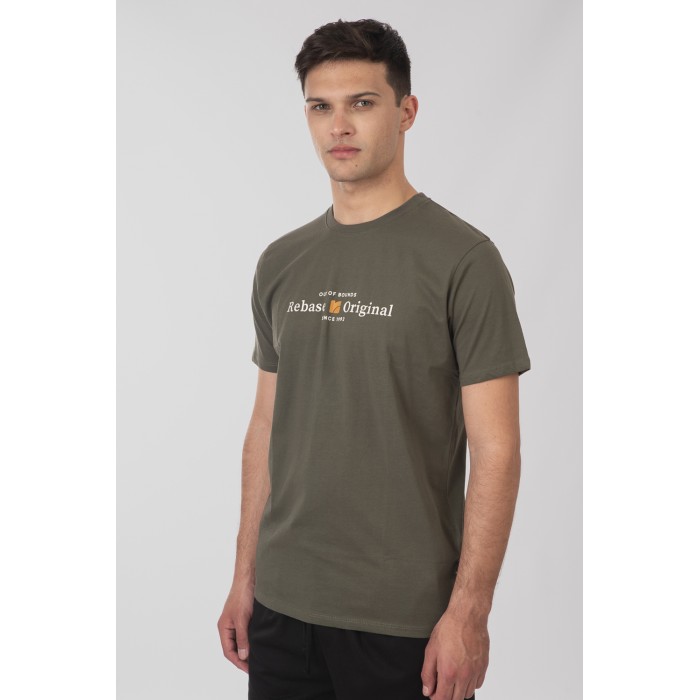 Μπλούζα Rebase 251-RTS-9015 Khaki T-Shirt
