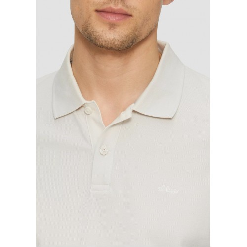 Πόλο s.Oliver 2164768 8009 Light Beige