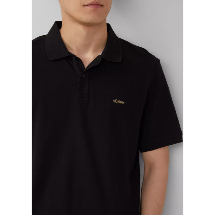 Πόλο s.Oliver 2165620 99D2 Black Polo