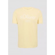 Μπλούζα Basic s.Oliver Logo 2139909 12D1 Vanilla