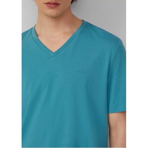 Μπλούζα V-neckline s.Oliver 2165601 6565 Light Petrol