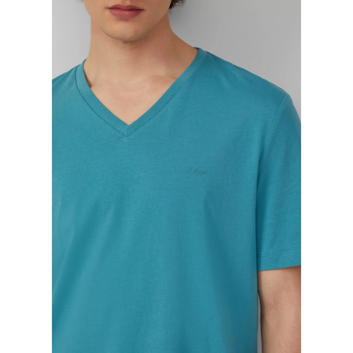Μπλούζα V-neckline s.Oliver 2165601 6565 Light Petrol T-Shirt