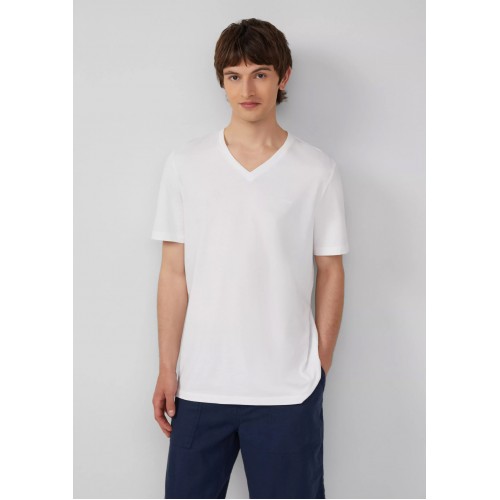 Μπλούζα V-neckline s.Oliver 2165601 0100 White