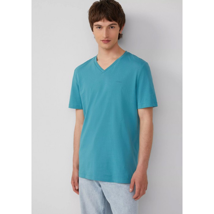 Μπλούζα V-neckline s.Oliver 2165601 6565 Light Petrol T-Shirt Μπλούζα V-neckline s.Oliver 2165601 6565 Light Petrol T-Shirt