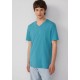 Μπλούζα V-neckline s.Oliver 2165601 6565 Light Petrol T-Shirt Μπλούζα V-neckline s.Oliver 2165601 6565 Light Petrol T-Shirt