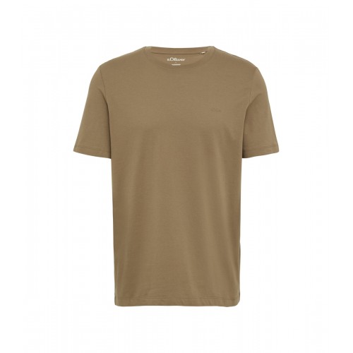 Μπλούζα Μονόχρωμη  s.Oliver 2165525 8483 Sandstone Μπλούζα Μονόχρωμη  s.Oliver 2165525 8483 Sandstone