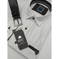 Πουκάμισο Canadian Country 630-12 White-Grey