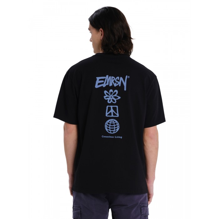 Μπλούζα Emerson 261.EM33.47 BLACK T-Shirt