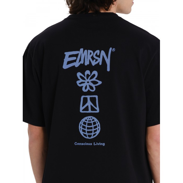 Μπλούζα Emerson 261.EM33.47 BLACK T-Shirt