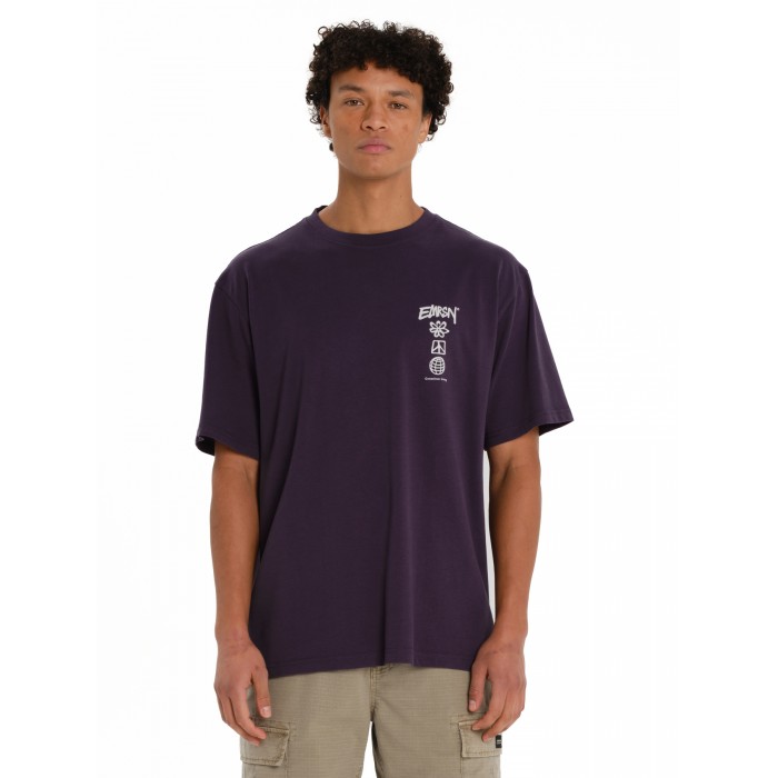 Μπλούζα Emerson 261.EM33.47 GRAPE PURPLE T-Shirt