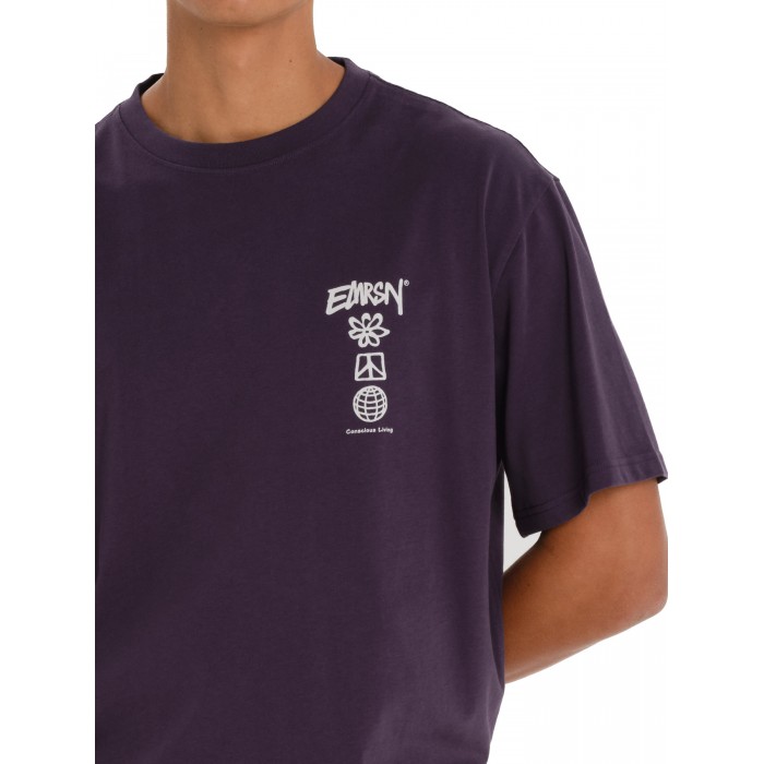Μπλούζα Emerson 261.EM33.47 GRAPE PURPLE T-Shirt