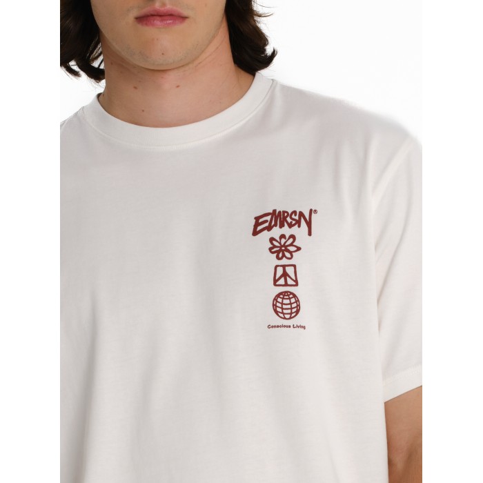 Μπλούζα Emerson 261.EM33.47 OFF WHITE T-Shirt