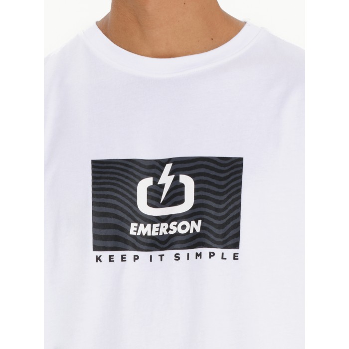 Μπλούζα Emerson 261.EM33.10 White T-Shirt