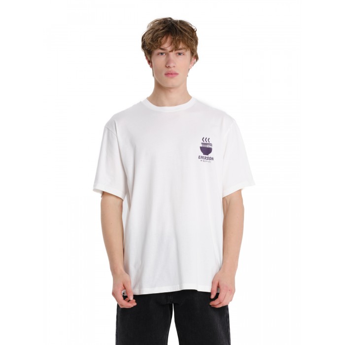Μπλούζα Emerson 261.EM33.23 Frosty White T-Shirt