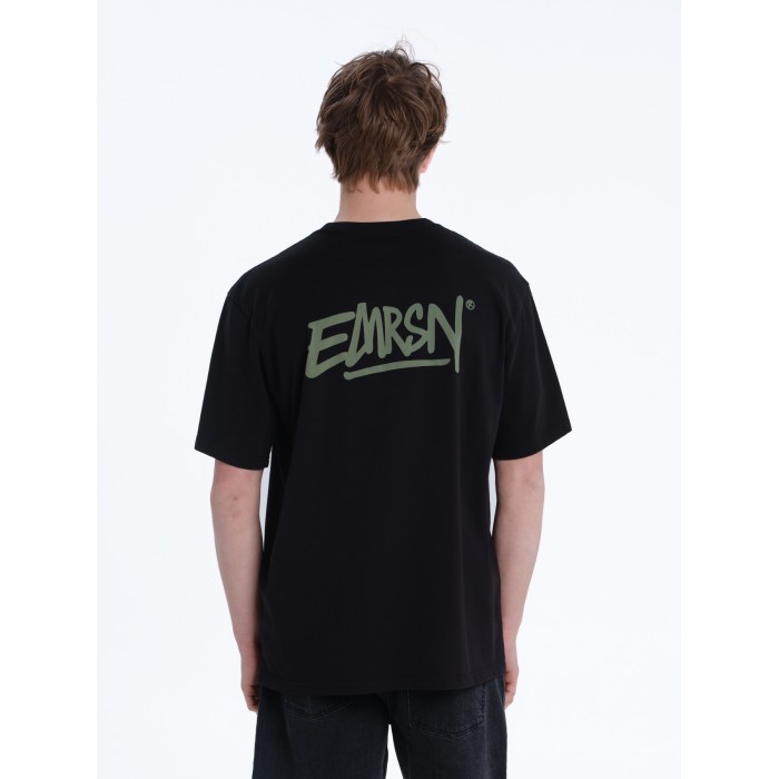 Μπλούζα Emerson 261.EM33.24 BLACK/OLIVE T-Shirt
