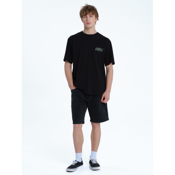 Μπλούζα Emerson 261.EM33.24 BLACK/OLIVE T-Shirt