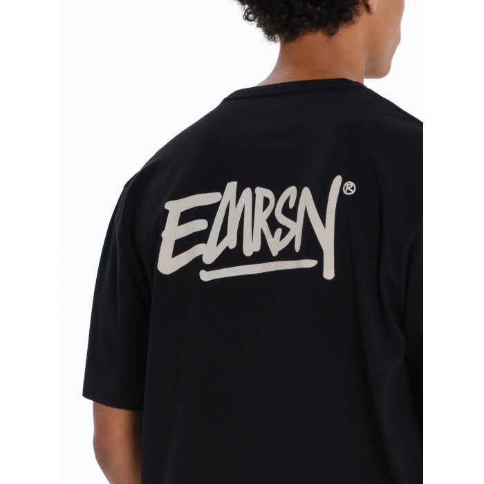 Μπλούζα Emerson 261.EM33.24 BLACK/WHITE T-Shirt