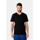 Μπλούζα Μονόχρωμη V  Paco & co 2431821 Black  T-Shirt
