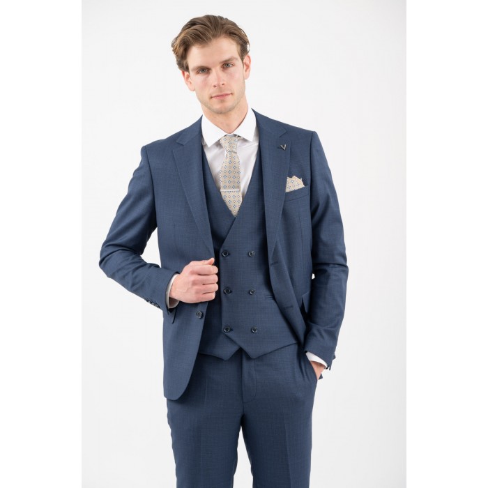 Κοστούμι Vittorio 100-26-PALERE BLUE Σακάκι-Κοστούμι 