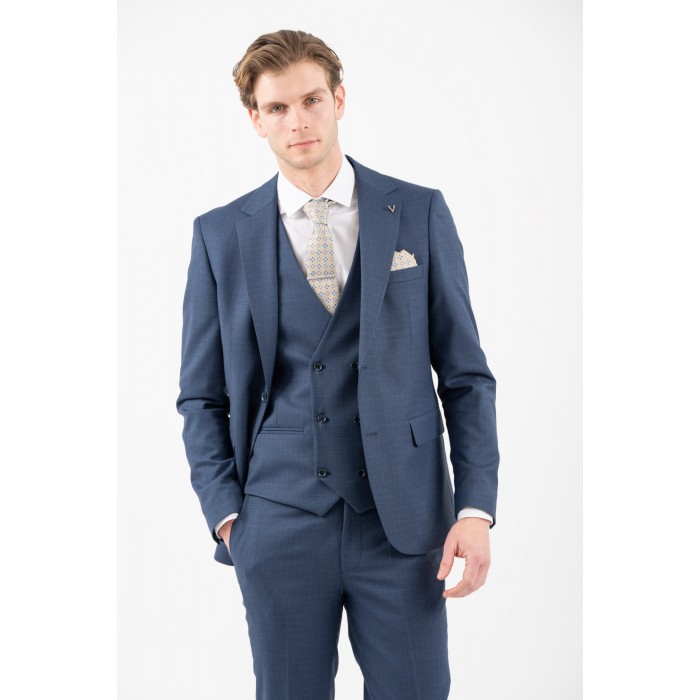 Κοστούμι Vittorio 100-26-PALERE BLUE Σακάκι-Κοστούμι 