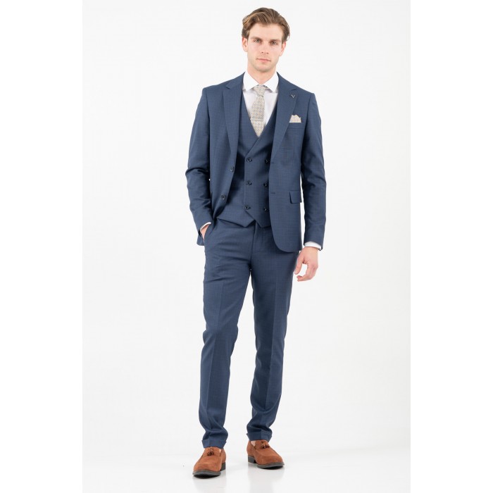 Κοστούμι Vittorio 100-26-PALERE BLUE Σακάκι-Κοστούμι 