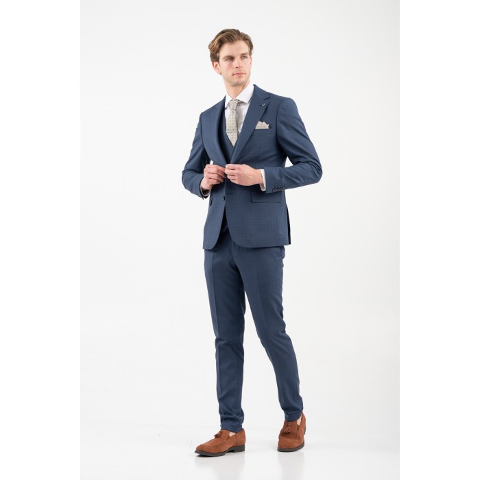 Κοστούμι Vittorio 100-26-PALERE BLUE Σακάκι-Κοστούμι 