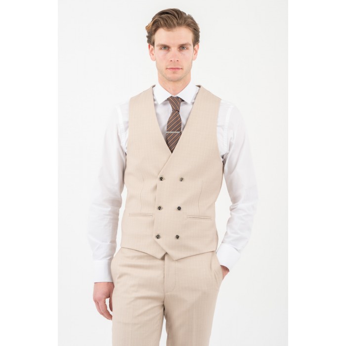 Κοστούμι Vittorio 100-26-PALERE BEIGE Σακάκι-Κοστούμι 