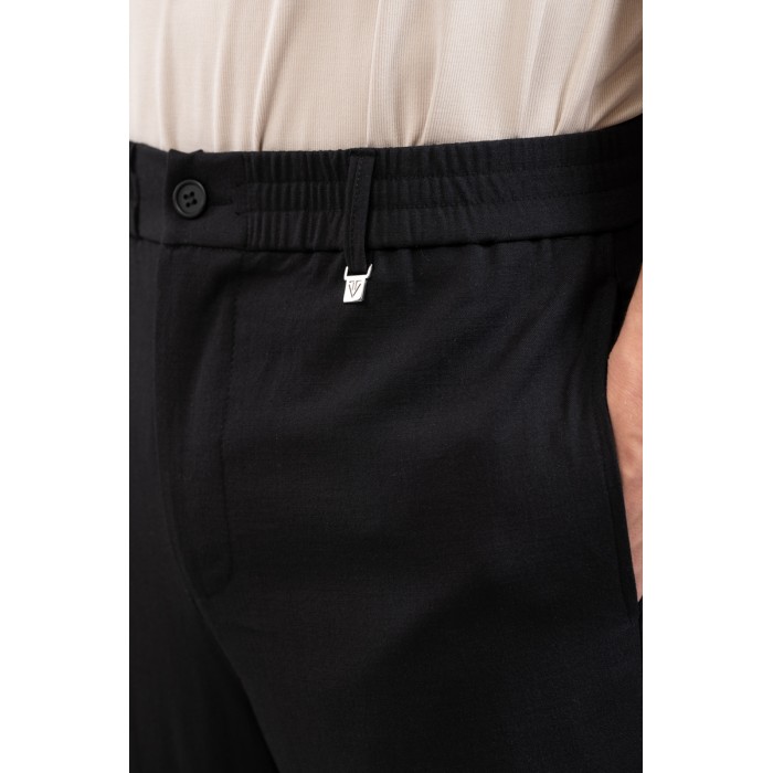 Παντελόνι Straight Fit Vittorio 500-24-Piro Black Chinos