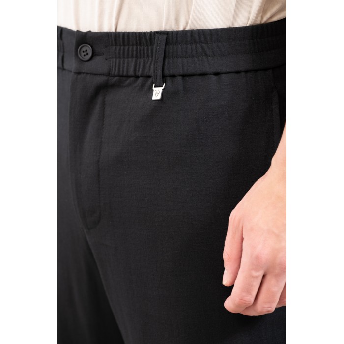 Παντελόνι Straight Fit Vittorio 500-24-Piro Black Chinos