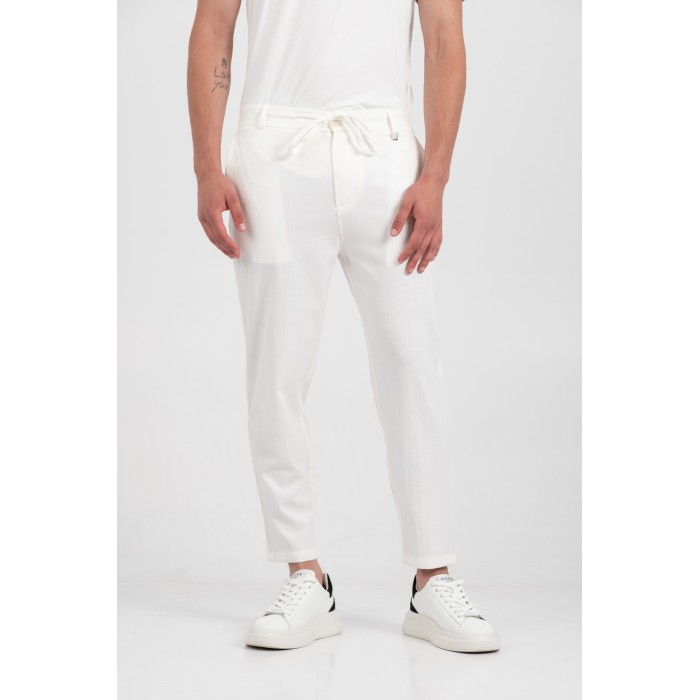 Παντελόνι Vittorio 500-25-Santo Off White Chinos