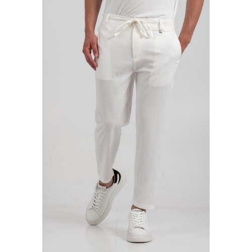 Παντελόνι Vittorio 500-25-Santo Off White