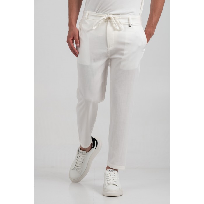 Παντελόνι Vittorio 500-25-Santo Off White Chinos