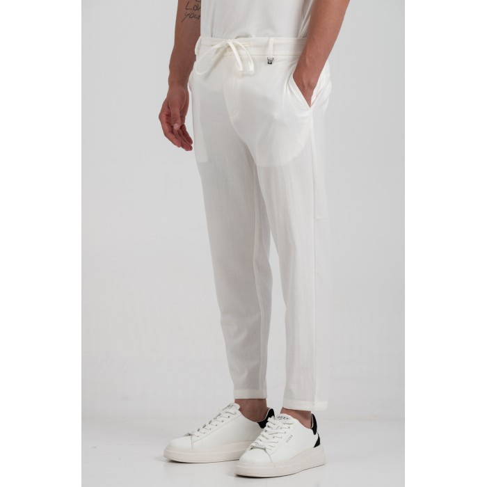Παντελόνι Vittorio 500-25-Santo Off White Chinos
