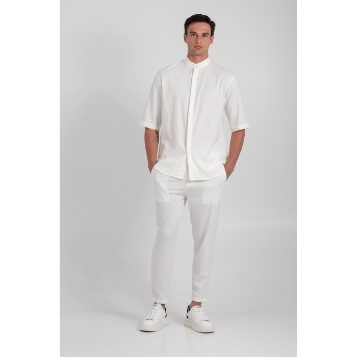 Παντελόνι Vittorio 500-25-Santo Off White Chinos