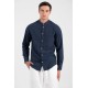 Πουκάμισο Μάο Vittorio 800-25-500 BLUE Μακρυμάνικα Πουκάμισα