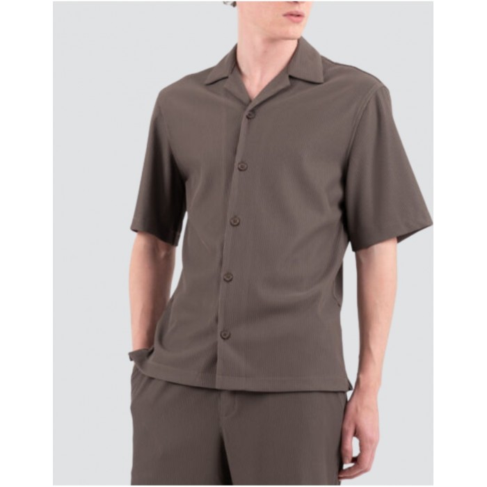 Πουκάμισο Overshirt Vittorio 800-26-Verona Vison Μακρυμάνικα Πουκάμισα