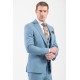 Κοστούμι Vittorio 100-25-ROSSI Light Blue Σακάκι-Κοστούμι 