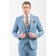 Κοστούμι Vittorio 100-25-ROSSI Light Blue Σακάκι-Κοστούμι 