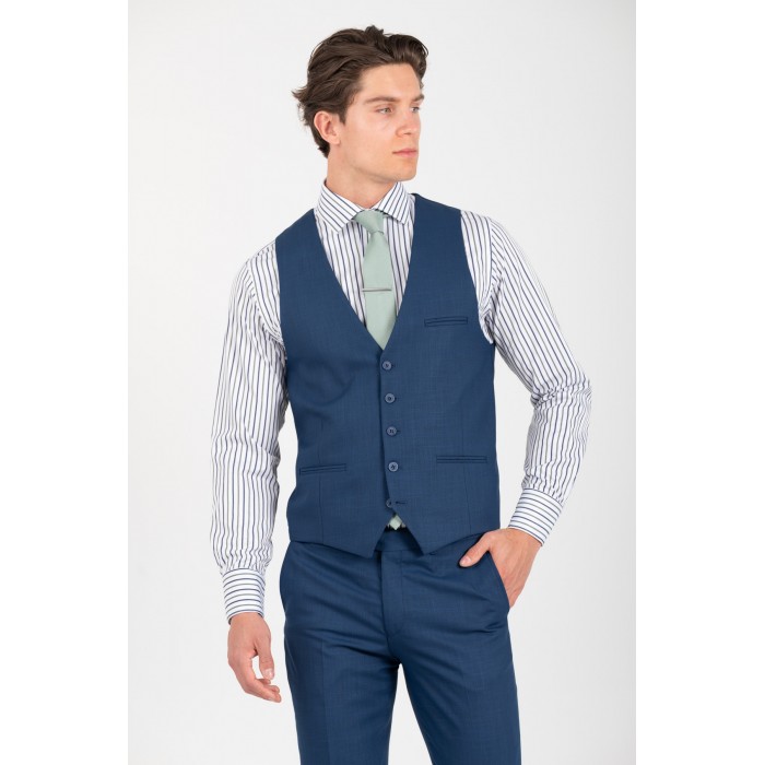 Κοστούμι Vittorio 100-26-ROMA Blue Σακάκι-Κοστούμι 