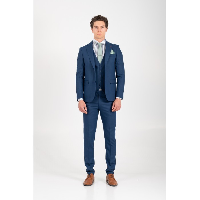 Κοστούμι Vittorio 100-26-ROMA Blue Σακάκι-Κοστούμι 