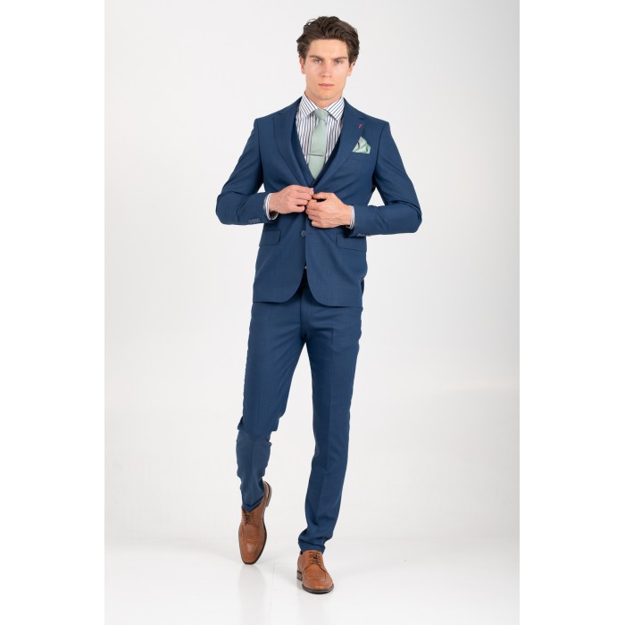 Κοστούμι Vittorio 100-26-ROMA Blue Σακάκι-Κοστούμι 