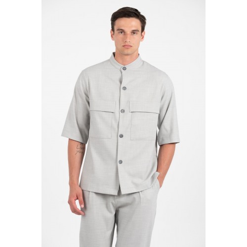 Πουκάμισο Overshirt Vittorio 300-25-BOSA Grey