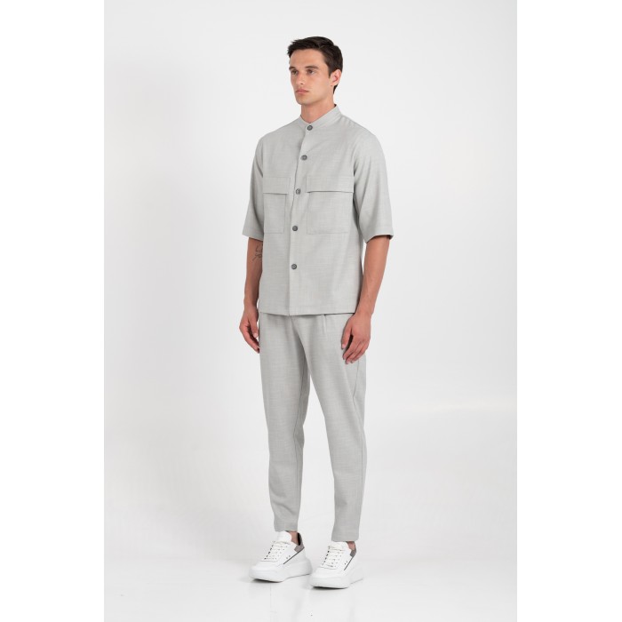 Πουκάμισο Overshirt Vittorio 300-25-BOSA Grey Μακρυμάνικα Πουκάμισα Πουκάμισο Overshirt Vittorio 300-25-BOSA Grey Μακρυμάνικα Πουκάμισα