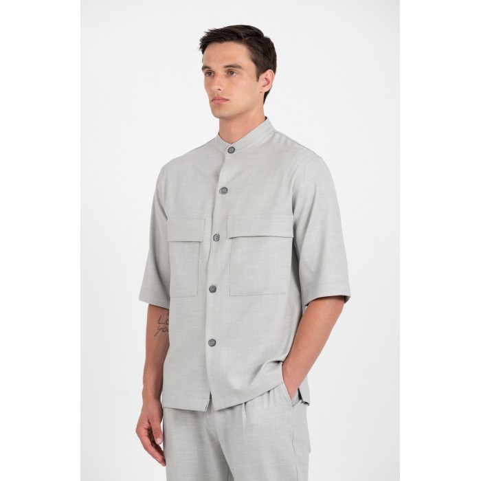 Πουκάμισο Overshirt Vittorio 300-25-BOSA Grey Μακρυμάνικα Πουκάμισα Πουκάμισο Overshirt Vittorio 300-25-BOSA Grey Μακρυμάνικα Πουκάμισα