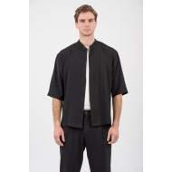 Πουκάμισο Overshirt Vittorio 300-26-MORRONE BLACK