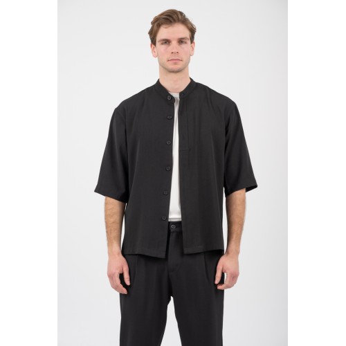 Πουκάμισο Overshirt Vittorio 300-26-MORRONE BLACK