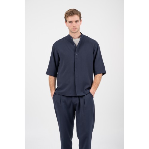 Πουκάμισο Overshirt Vittorio 300-26-MORRONE BLUE