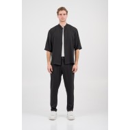 Πουκάμισο Overshirt Vittorio 300-26-MORRONE BLACK