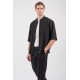 Πουκάμισο Overshirt Vittorio 300-26-MORRONE BLACK Μακρυμάνικα Πουκάμισα